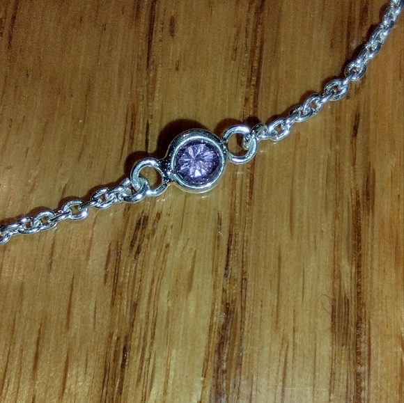 Sterling 4 gem bracelet - Picture 5 of 16